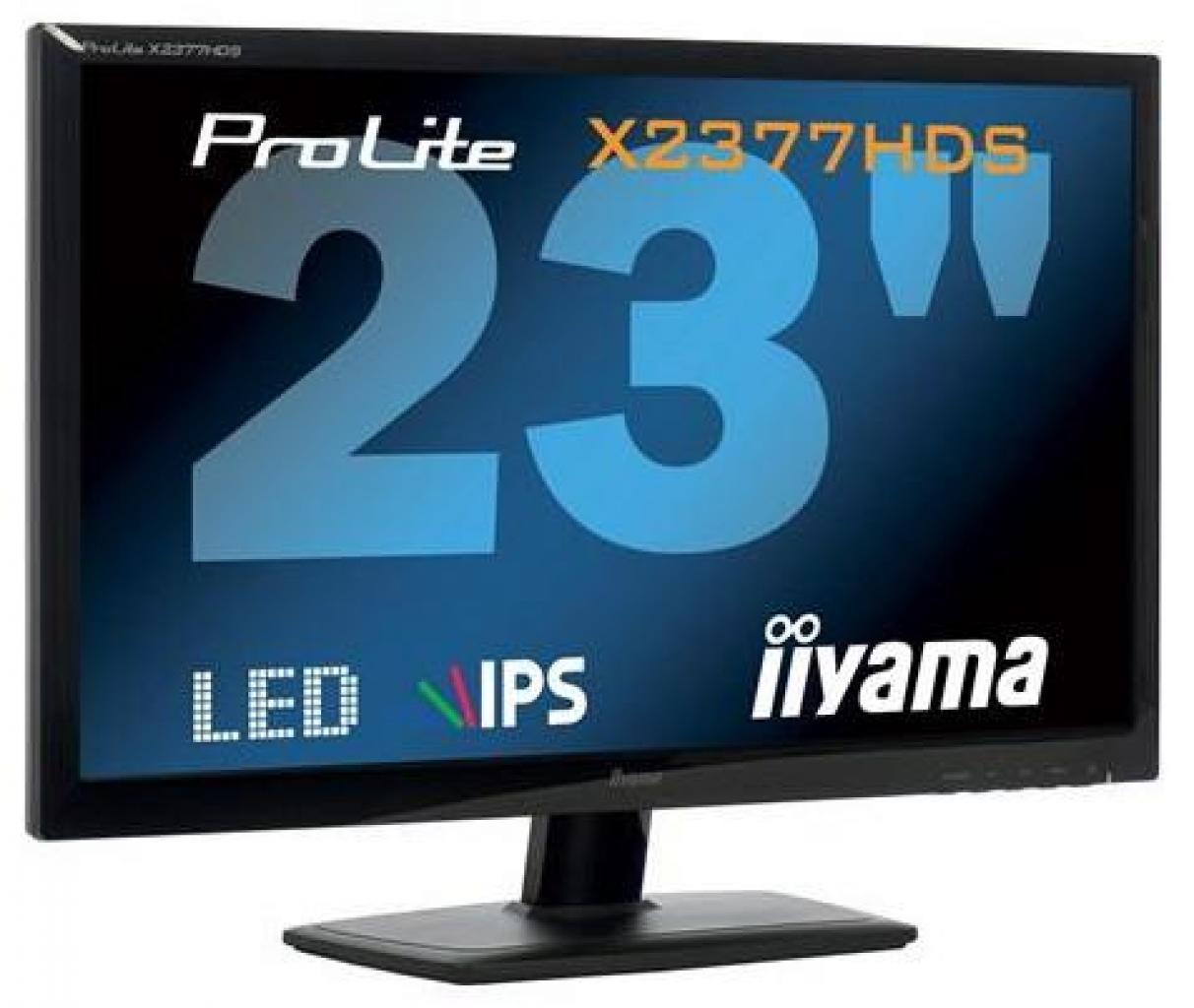 [13/10/2011] Iiyama Prolite X2377HDS: 23-Zöller mit OPS-Panel