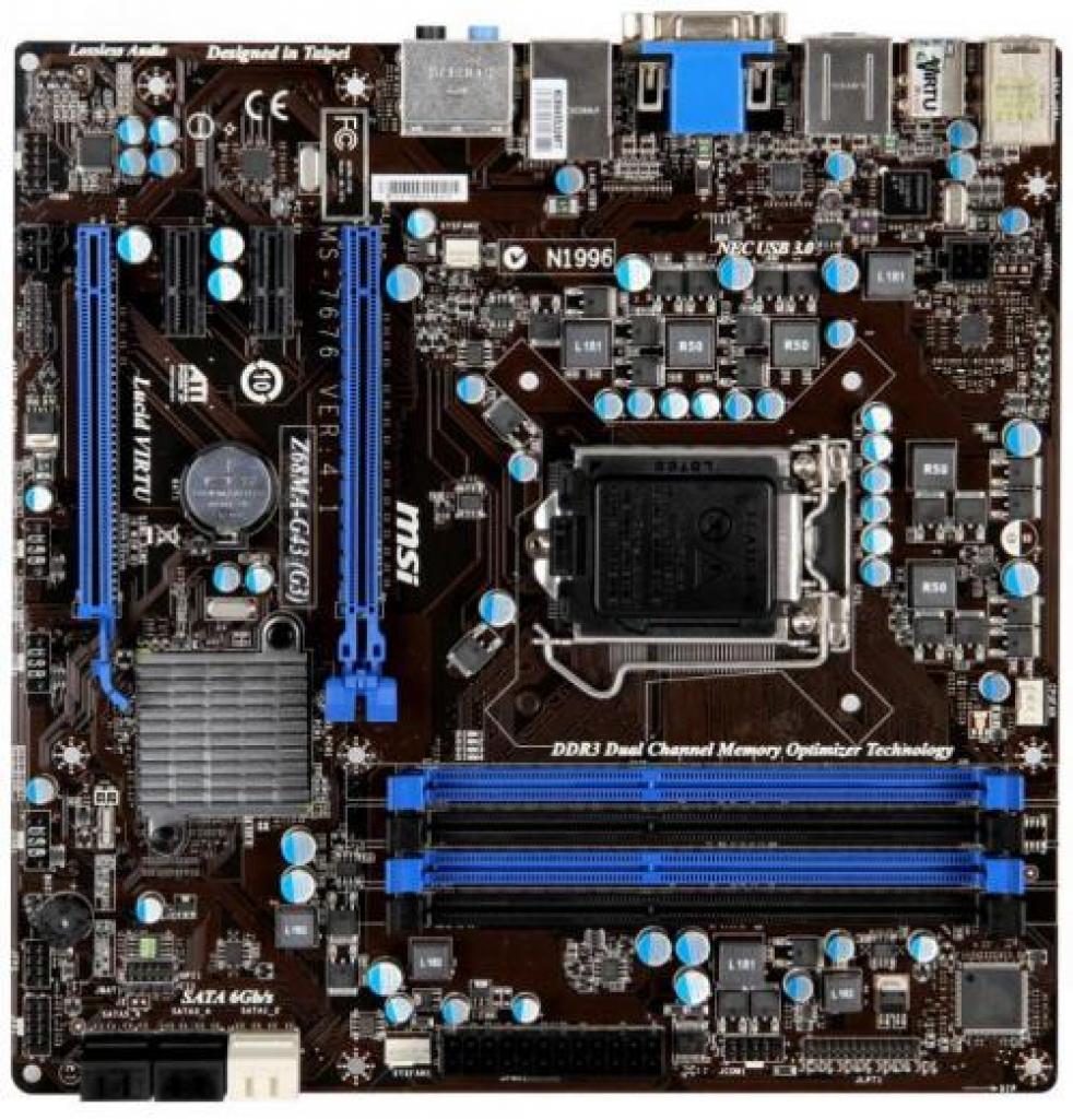 [26/10/2011] MSI Z68MA-G43 (G3) - Mikro-ATX-Platine mit Z68-Chipsatz und PCI-Express 3.0. (1)