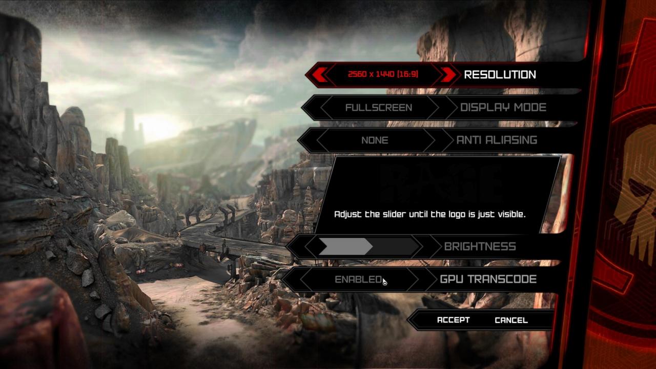 [05/10/2011] Rage: Einstellungen im Spiel