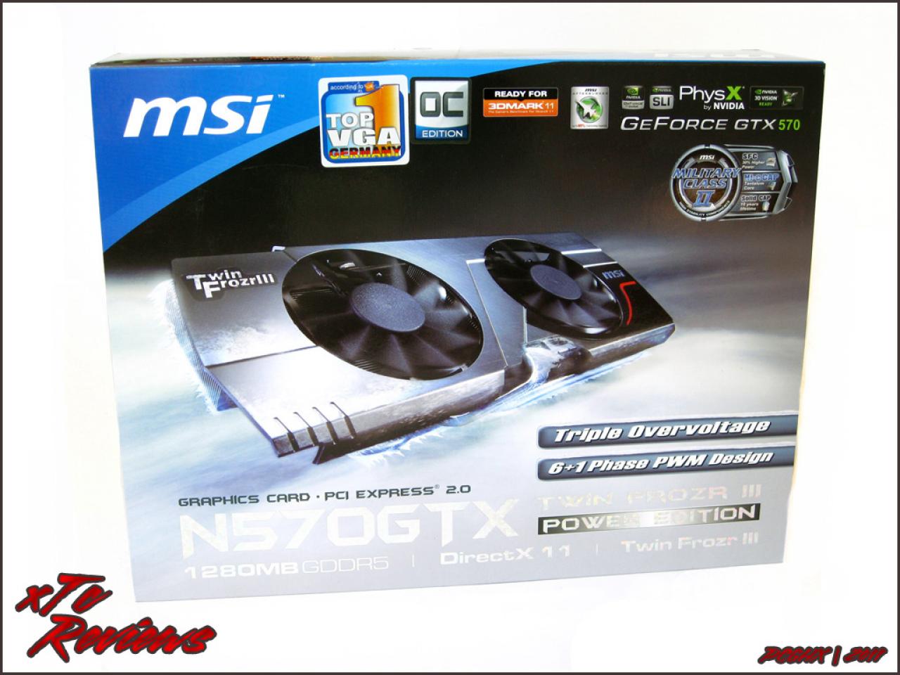 [31/10/2011] MSI N570GTX Twin Frozr III Power Edition/OC im PCGHX-Check (1)