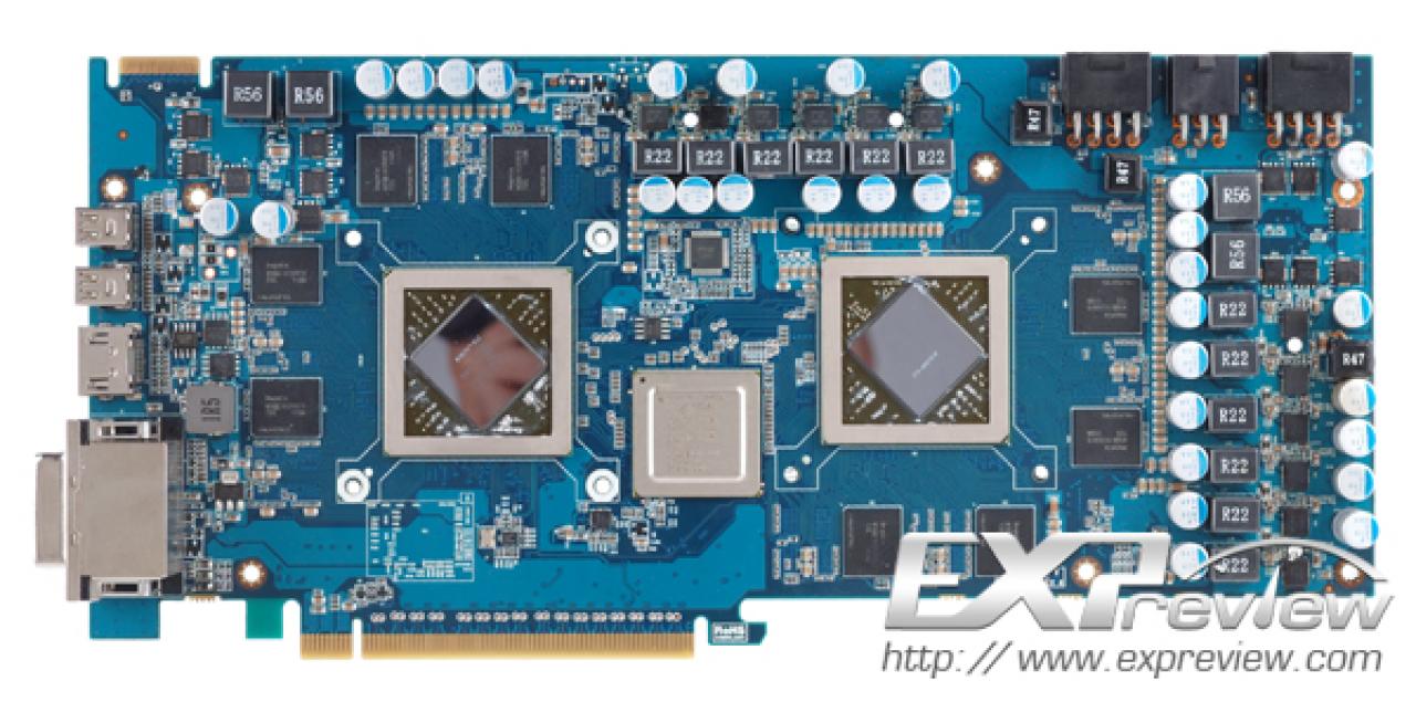 [21/10/2011] R6950X2 - Bilder zeigen PCB einer doppelten HD 6950 aus China. (8)