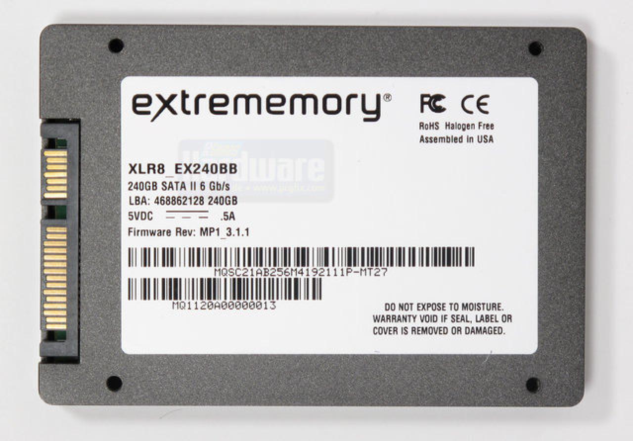 [02/11/2011] HDD-Ersatz - Große SSDs ab 240 GByte: Extrememory XLR8 Express (240 GB), ca. 330 Euro