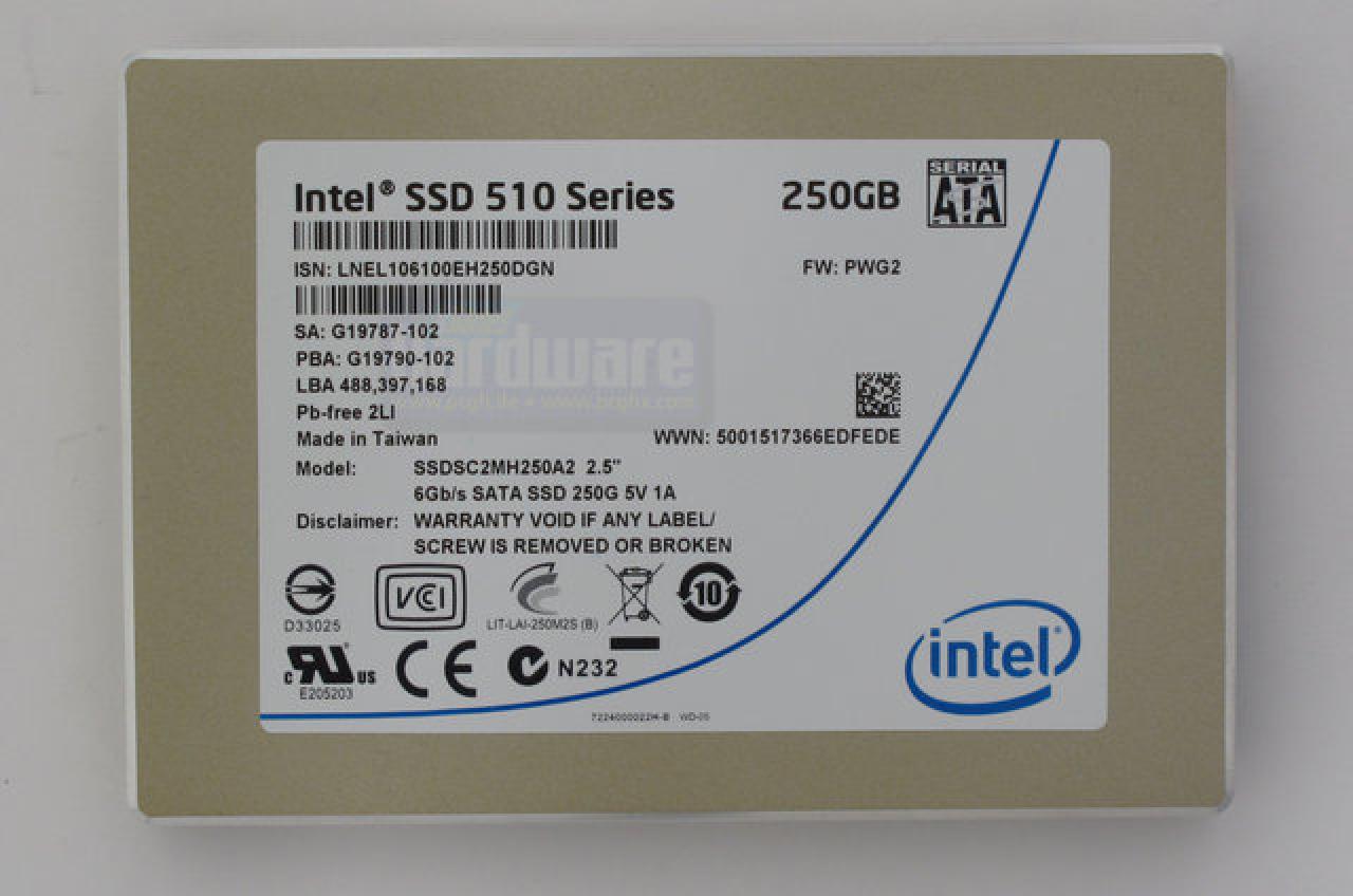 [02/11/2011] HDD-Ersatz - Große SSDs ab 240 GByte: Intel SSD 510 (250 GB), ca. 440 Euro