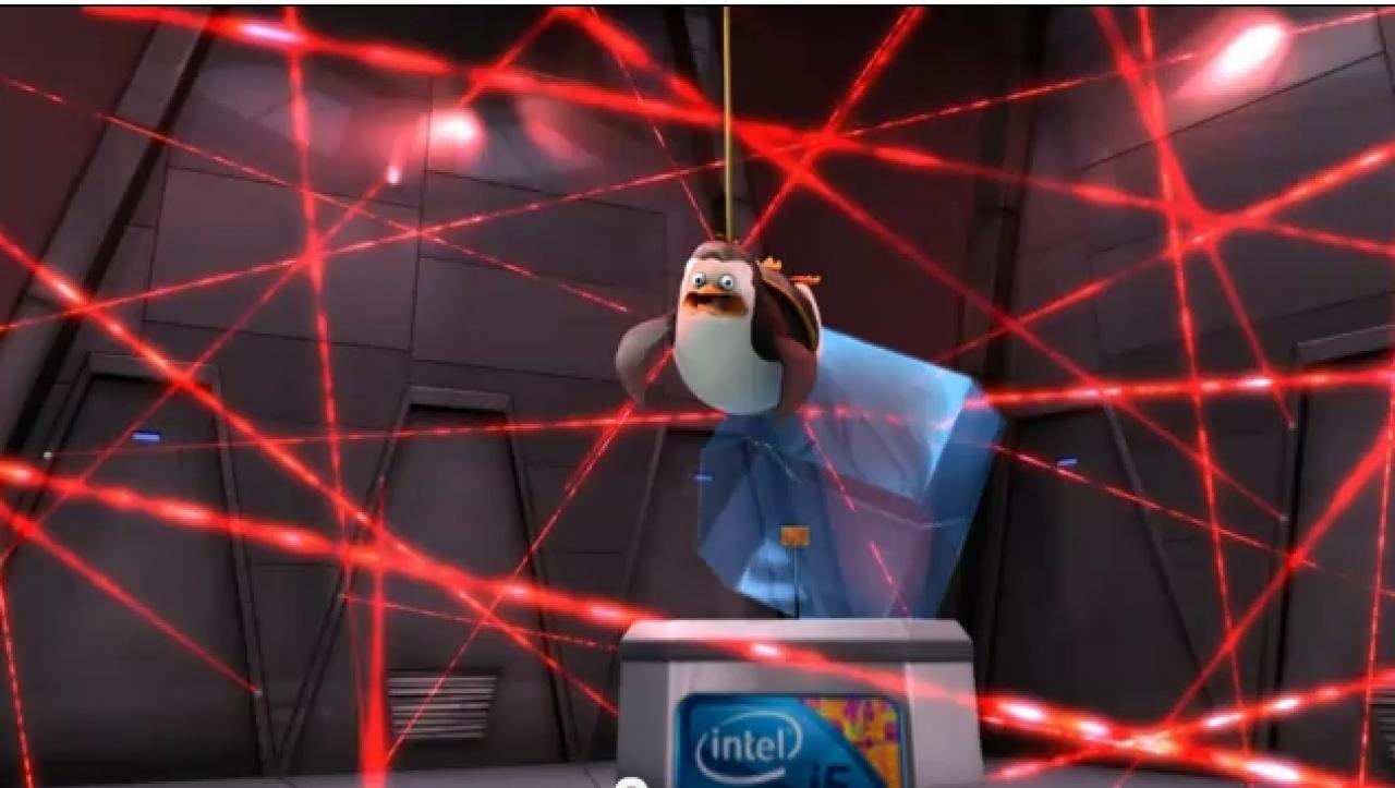 [14/11/2011] Intel Auch virtuelle Tiere können zu Werbestars werden. Um die neue Generation der i3-, i5- und i7-Prozessoren zu bewerben, nutzt der Chipriese das positive und lustige Image der Pinguine aus Madagaskar. Youtube-Link