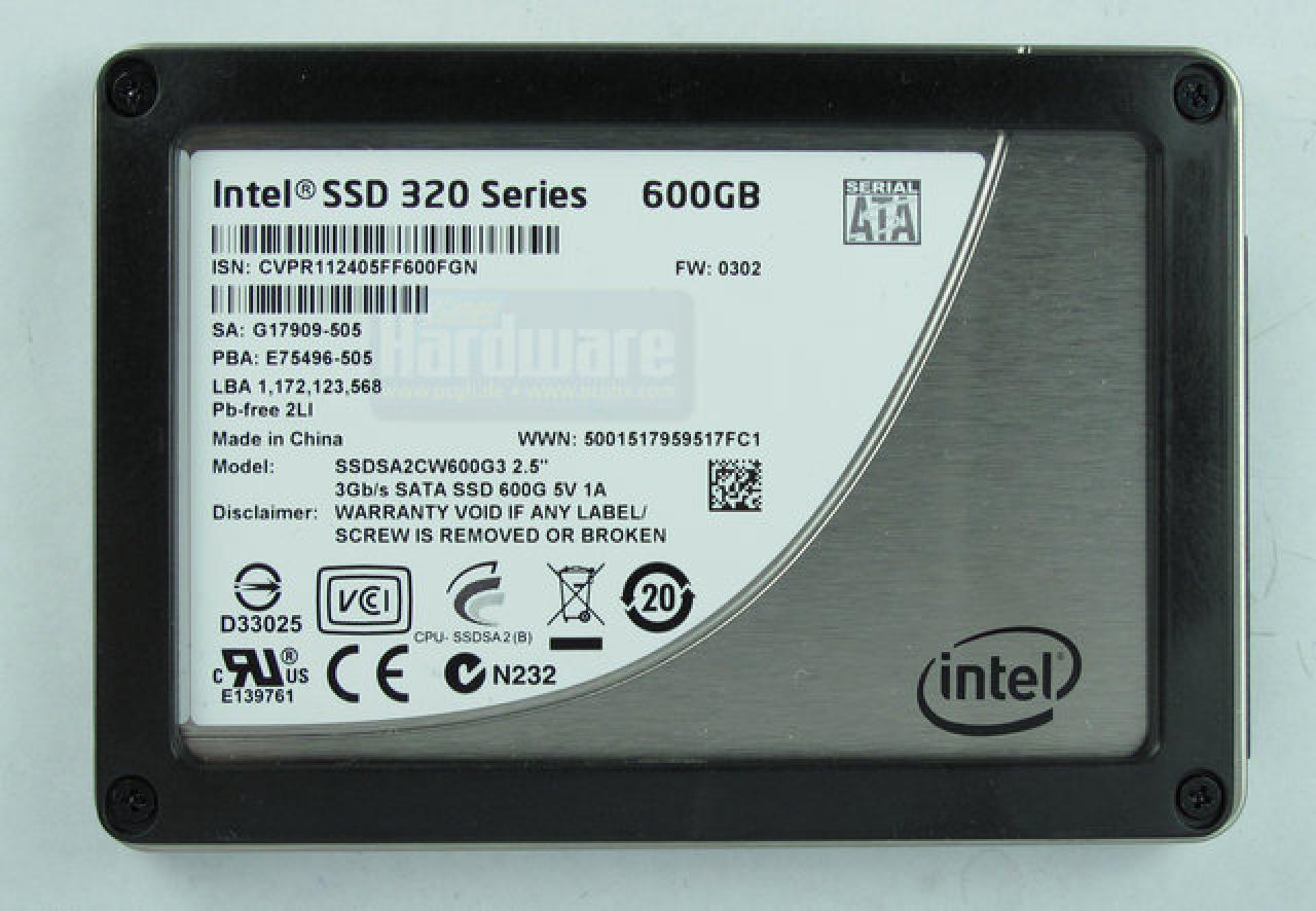 [02/11/2011] HDD-Ersatz - Große SSDs ab 240 GByte: Intel SSD 320 (600 GB), ca. 920 Euro