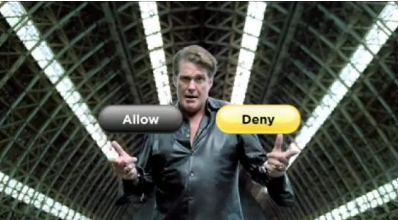 [14/11/2011] Norton Auch Symantec rührt für Norton fleißig die Werbetrommel und engagiert bekannte Gesichter wie David Hasselhoff. Wie so häufig setzt man besonders auf den Humor des Zuschauers, um Kunden zu werben. In diesem Fall müssen Sie sich vor Charme-Attacken des US-Schauspielers schützen. Youtube-Link