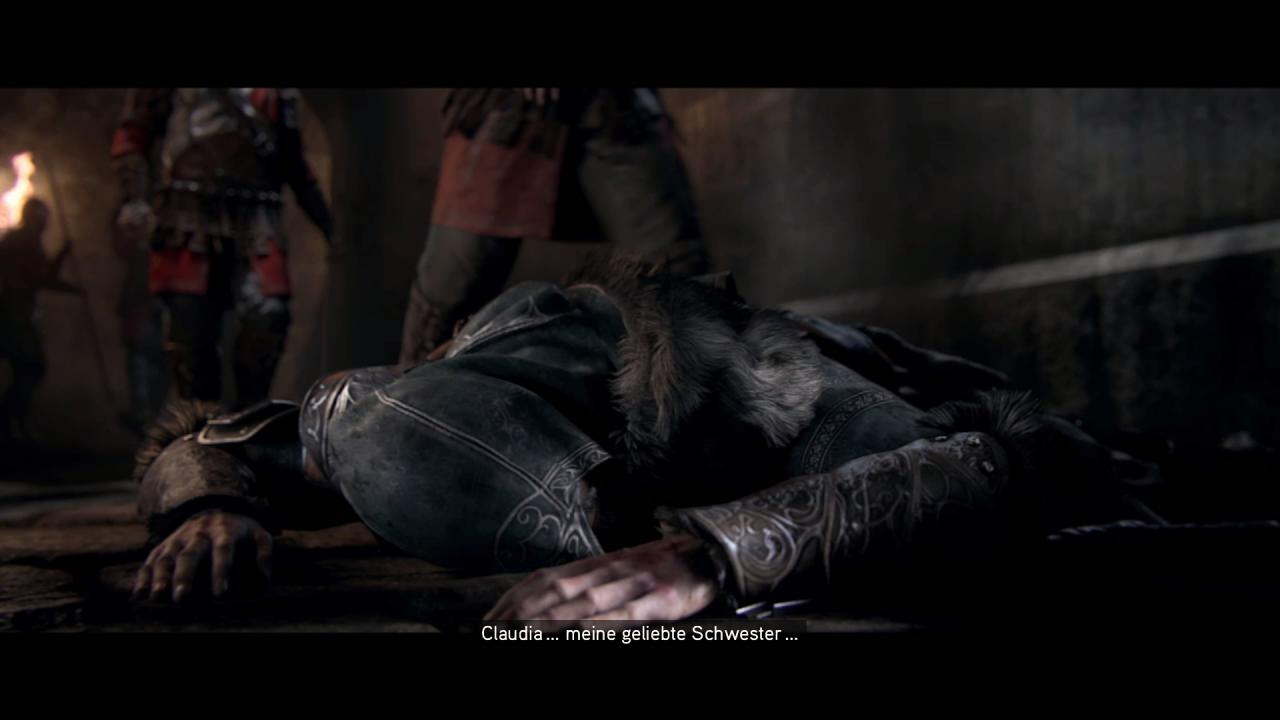 [29/11/2011] Die erste Ezio-Sequenz beginnt mit dem schon bekannten Trailer, indem Ezio die ehemalige Assassinen-Burg Masyaf aufsucht.