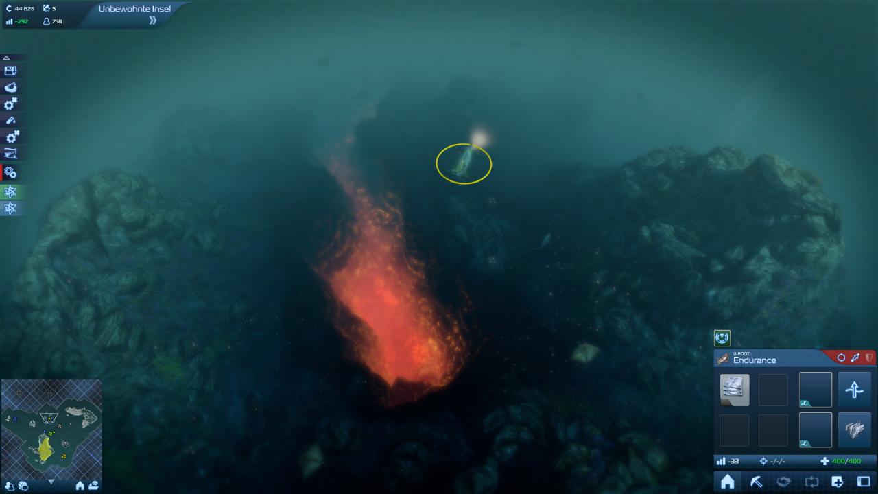 [15/11/2011] Ihr U-Boot sucht währenddessen den Meeresgrund nach der verlorenen Arche ab.