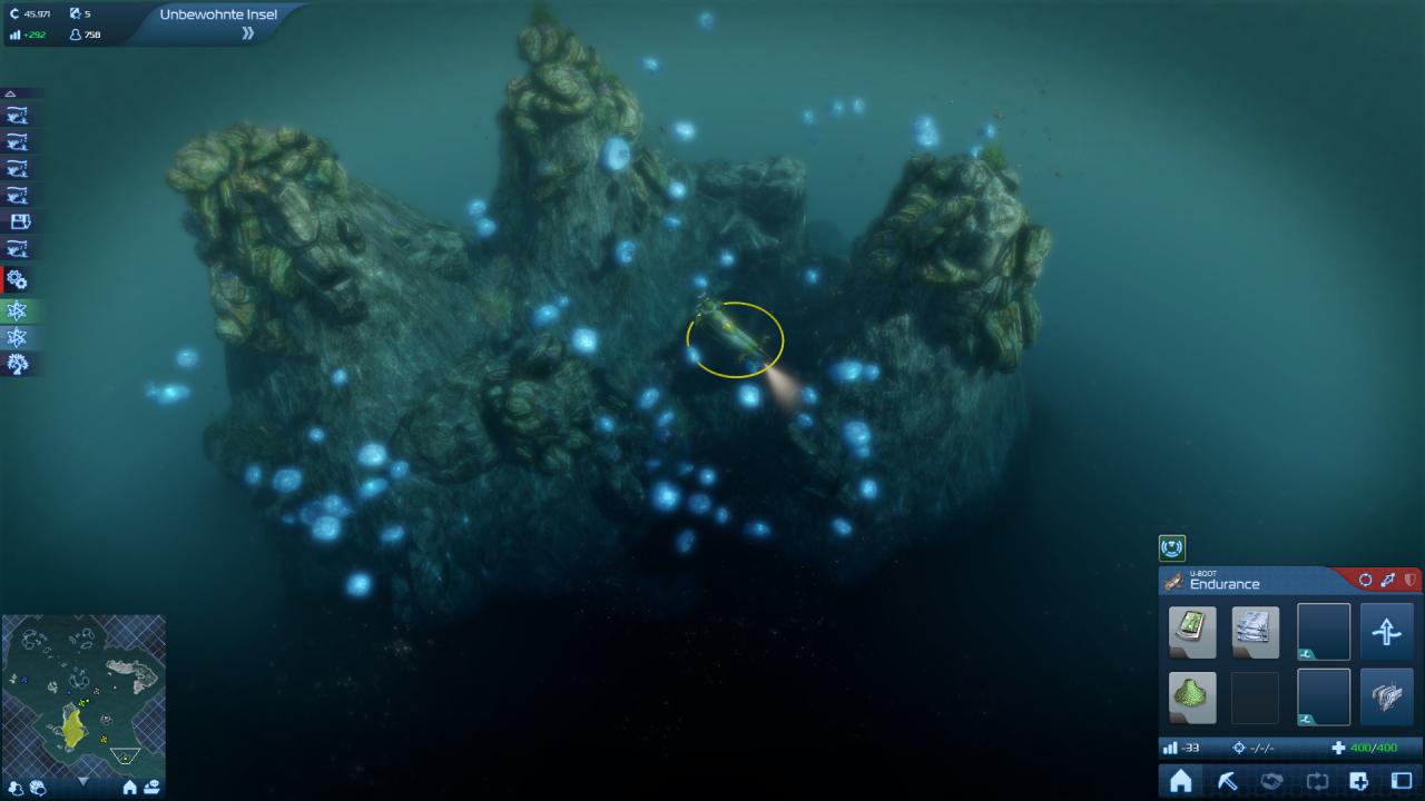 [15/11/2011] Natürlich müssen Sie nach den einzelnen Bestandteilen suchen. Dabei durchstreifen Sie die lebendige Unterwasserwelt von Anno 2070.