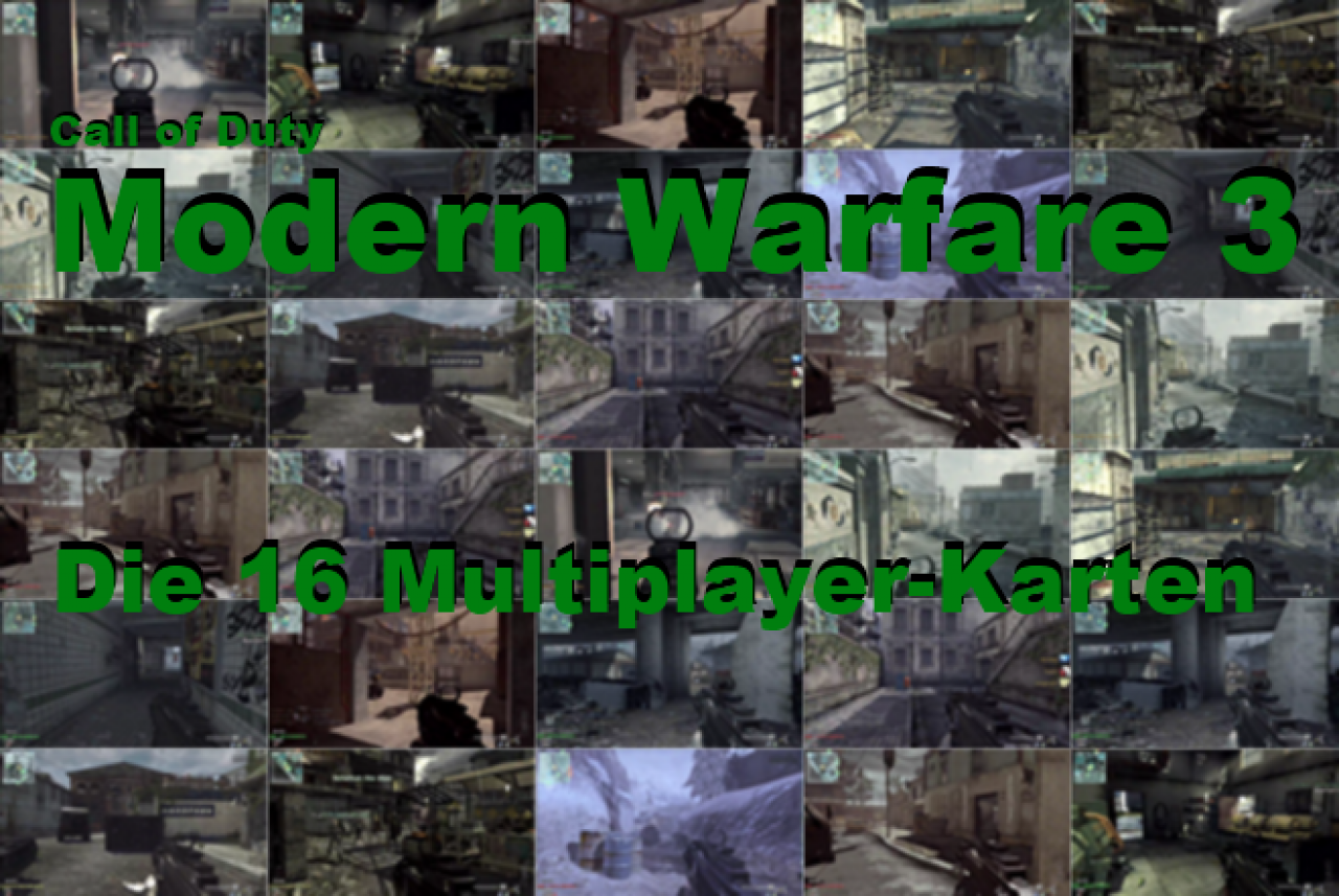 [08/11/2011] Modern Warfare 3: Die 16 Multiplayer-Karten im Überblick