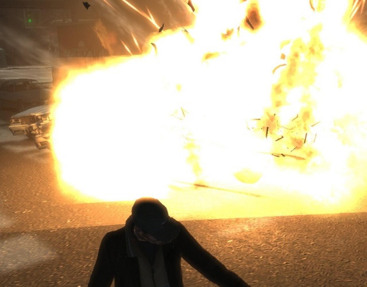 Eine Explosion in GTA IV