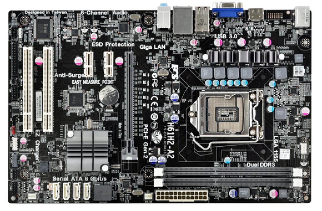 [02/11/2011] H61H2-A2 Black Deluxe - Neue Sockel-1155-Platine von Elitegroup. (2)