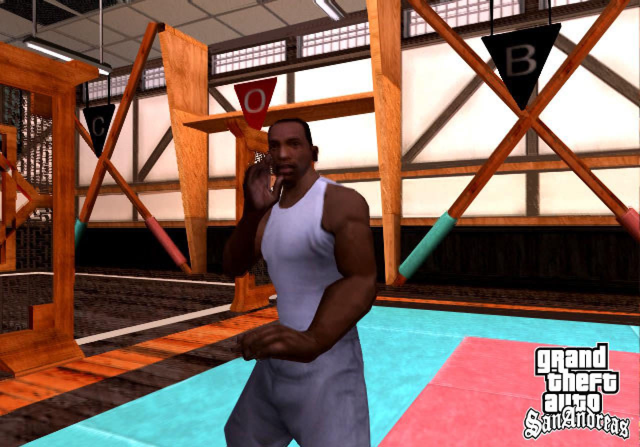 Die Hauptfigur aus GTA San Andreas Carl Johnson, auch CJ genannt
