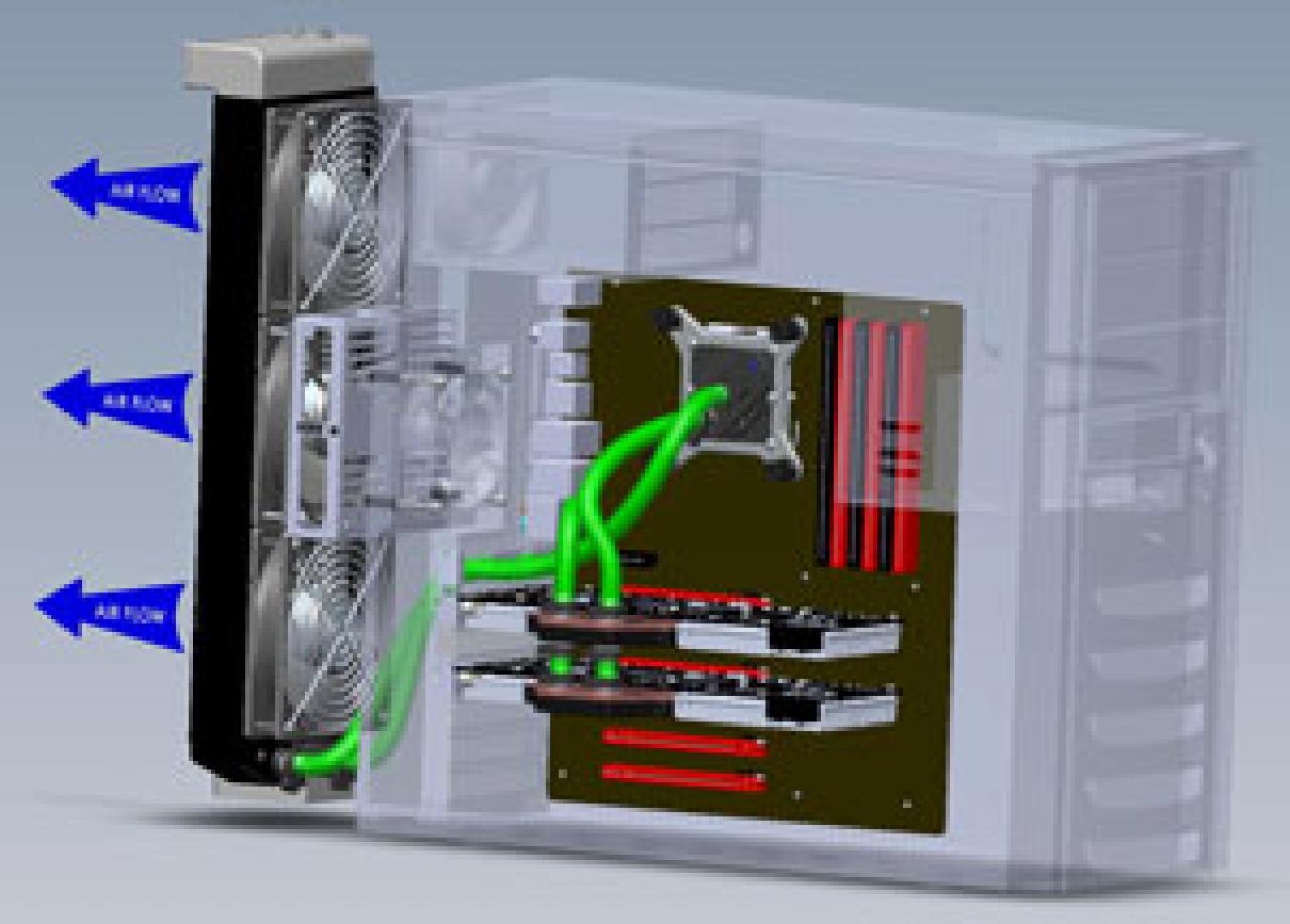 [04/11/2011] Einbindung von Grafikkarten, externe Radiatormontage - die H2O X20 Edge HD bietet das volle Potential einer Wasserkühlung und liegt damit weit vor Kompaktkühlungen. Leider gilt dies auch beim Preis.