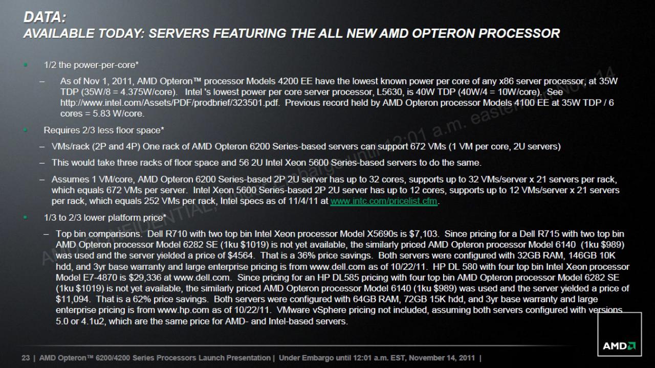 [11/11/2011] Bulldozer: AMD plant eine Erweiterung der Opteron-6200-Reihe (23)