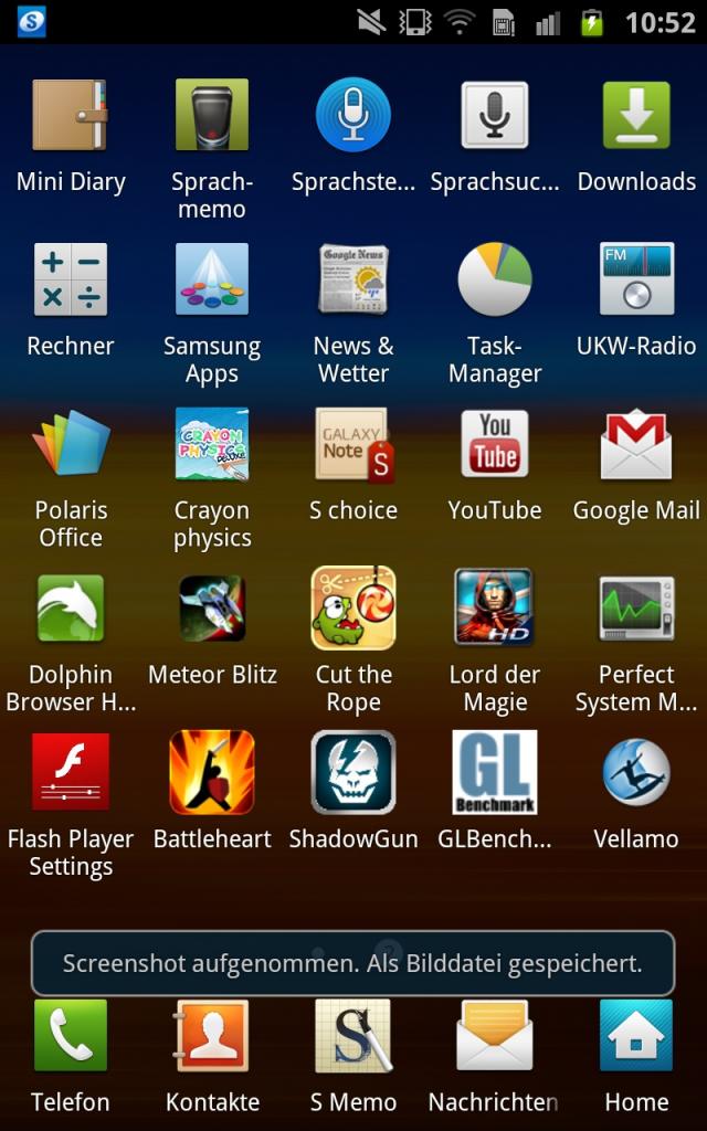 [25/11/2011] Die Übersicht der installierten Apps Teil 2
