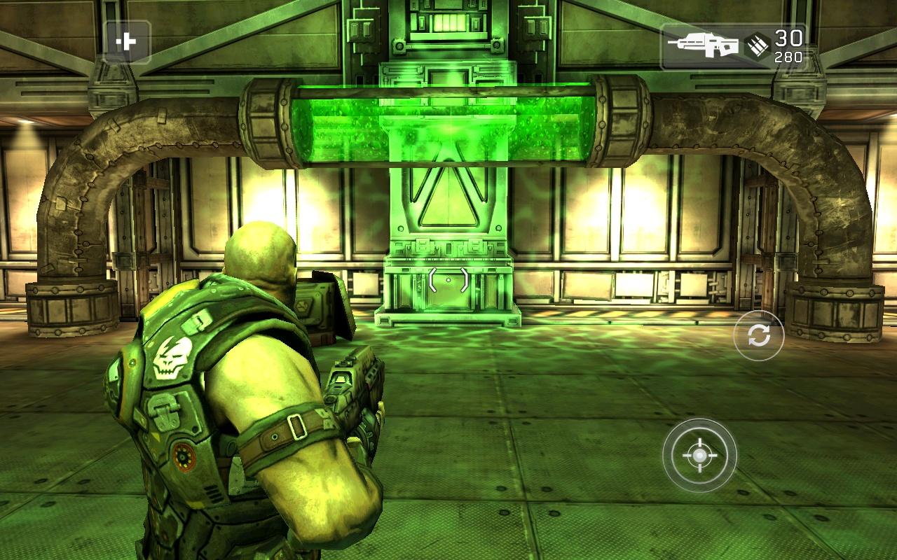 [25/11/2011] Das grafisch außergewöhnliche Spiel Shadow Gun sieht auf dem Samsung Galaxy Note sehr gut aus und läuft stets flüssig. (1)