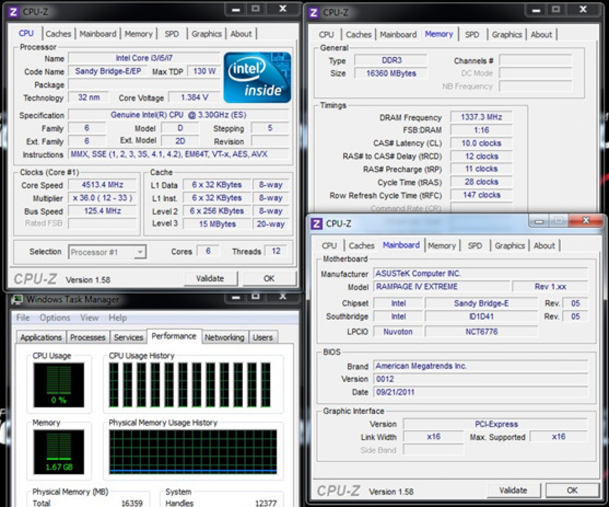 [07/11/2011] Sandy Bridge E: 16 GiByte Speicher auf DDR3-2675 gejagt