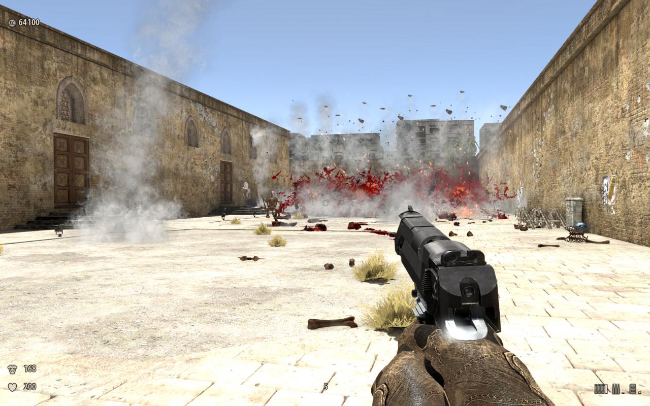 [25/11/2011] Serious Sam 3 BFE downsampled: DX9 maxed out dank Serious Engine 3.5 (128)