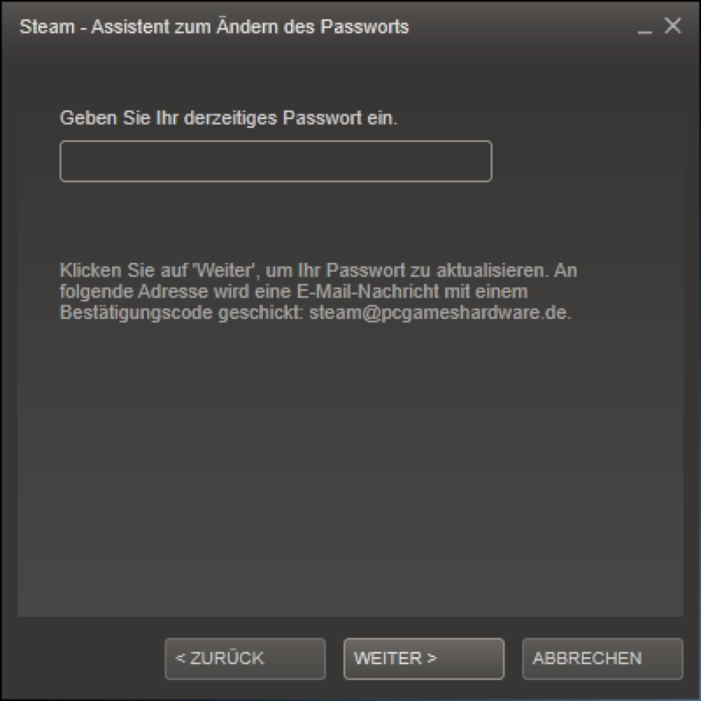 [18/11/2011] Steam Passwort ändern: Anleitung plus Steam Guard (5)