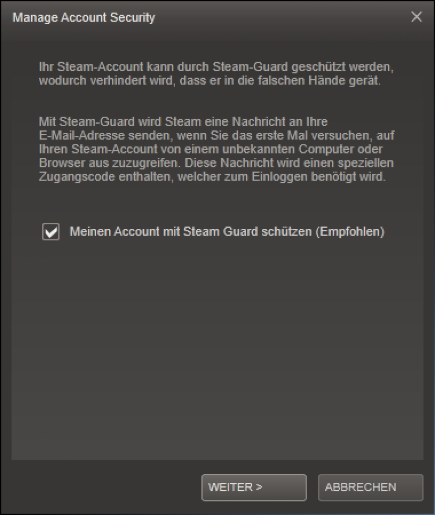 [18/11/2011] Steam Passwort ändern: Anleitung plus Steam Guard (6)