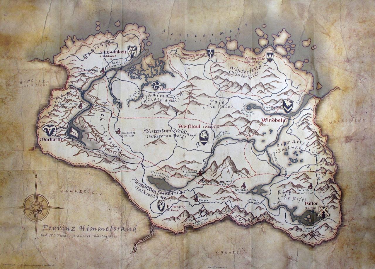 [10/11/2011] The Elder Scrolls 5 Skyrim: Handlung, Spielwelt, Gilden und Rassen