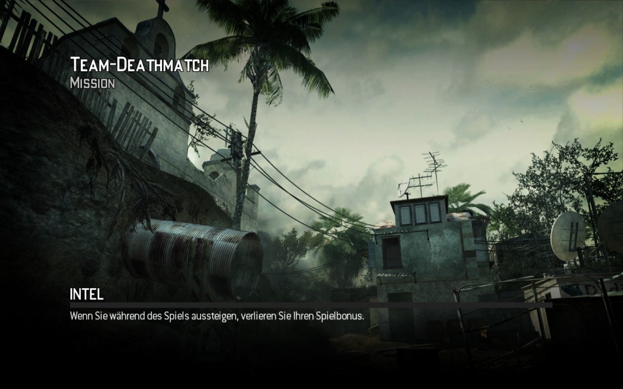 [08/11/2011] Mission: Eine von zwei Karten, die stark an Favela erinnert. Wichtig ist auch hier, dass Sie bis zu drei Ebenen im Auge behalten müssen. Mobile Spieler kommen dadurch besser klar als unbewegliche Scharfschützen. 