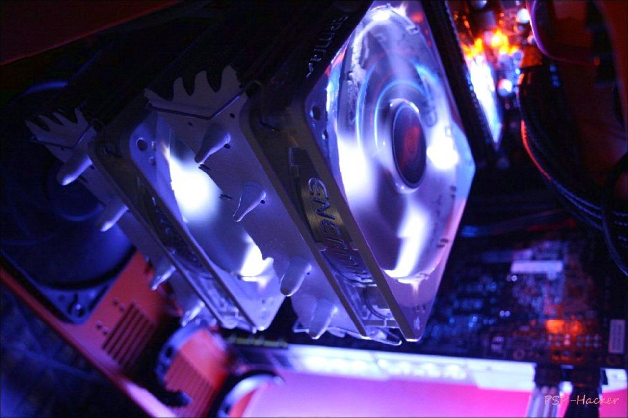 [11/11/2011] Hacker's Home: Schwarz-orange Casemod bekommt Wakü mit stationären Radiator (8)