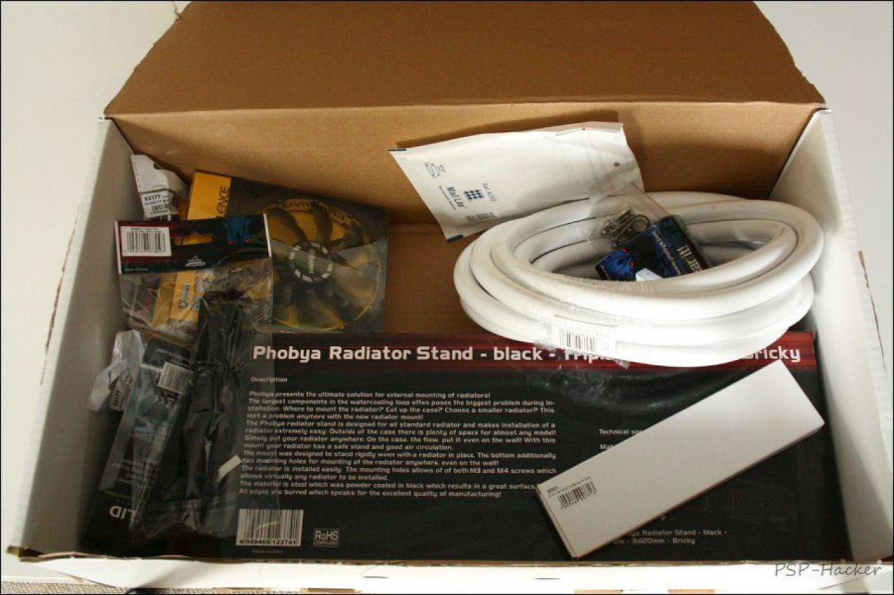 [11/11/2011] Hacker's Home: Schwarz-orange Casemod bekommt Wakü mit stationären Radiator (9)