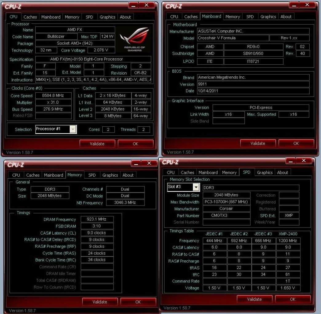 [02/11/2011] AMDs FX 8150 knackt erneut Overclocker-Rekord - 8584 MHz unter Flüssigstickstoff. (1)