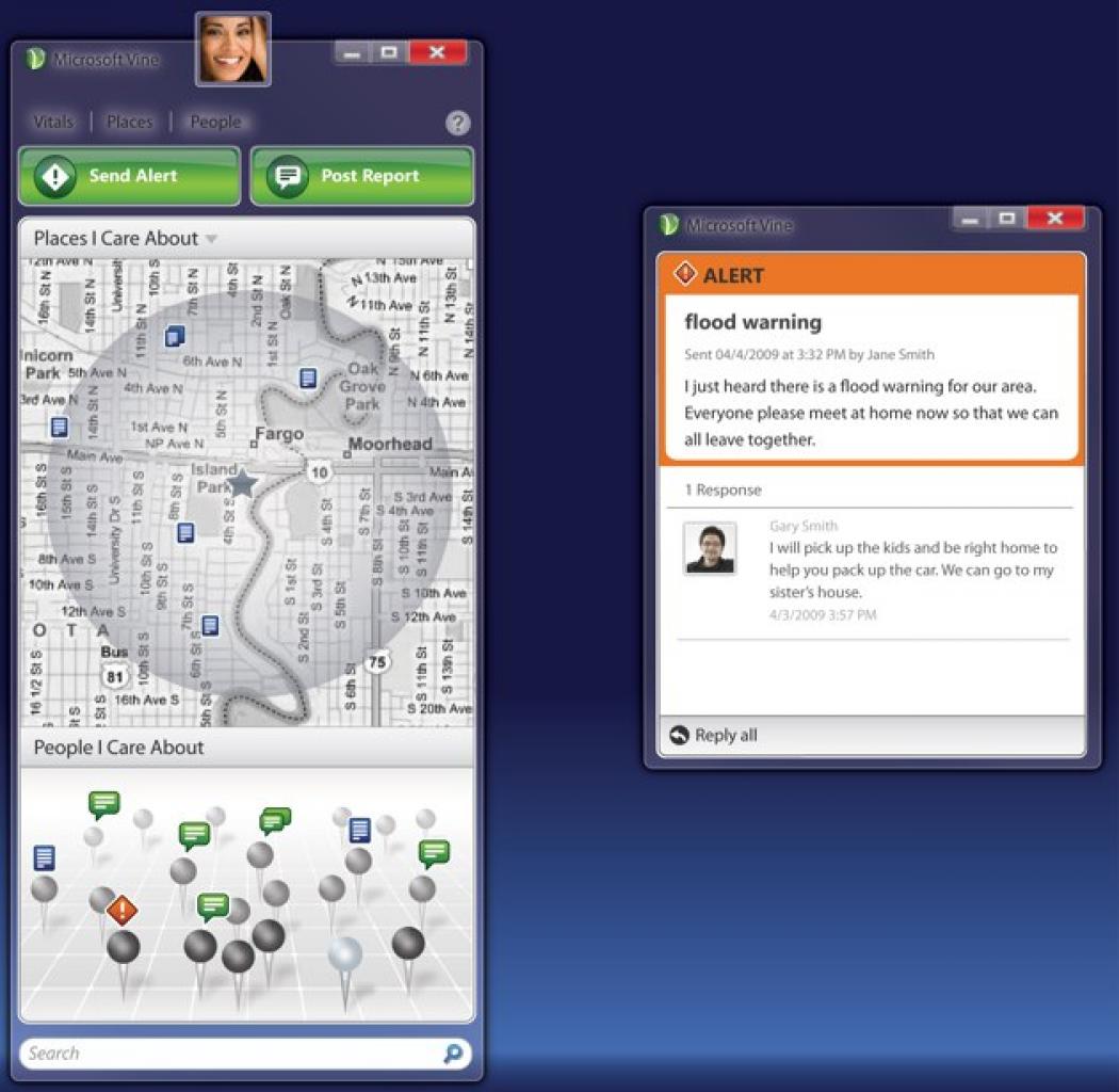 [29/11/2011] Im Oktober 2010 beerdigt Microsoft seinen Notfallmessenger Vine wieder. 