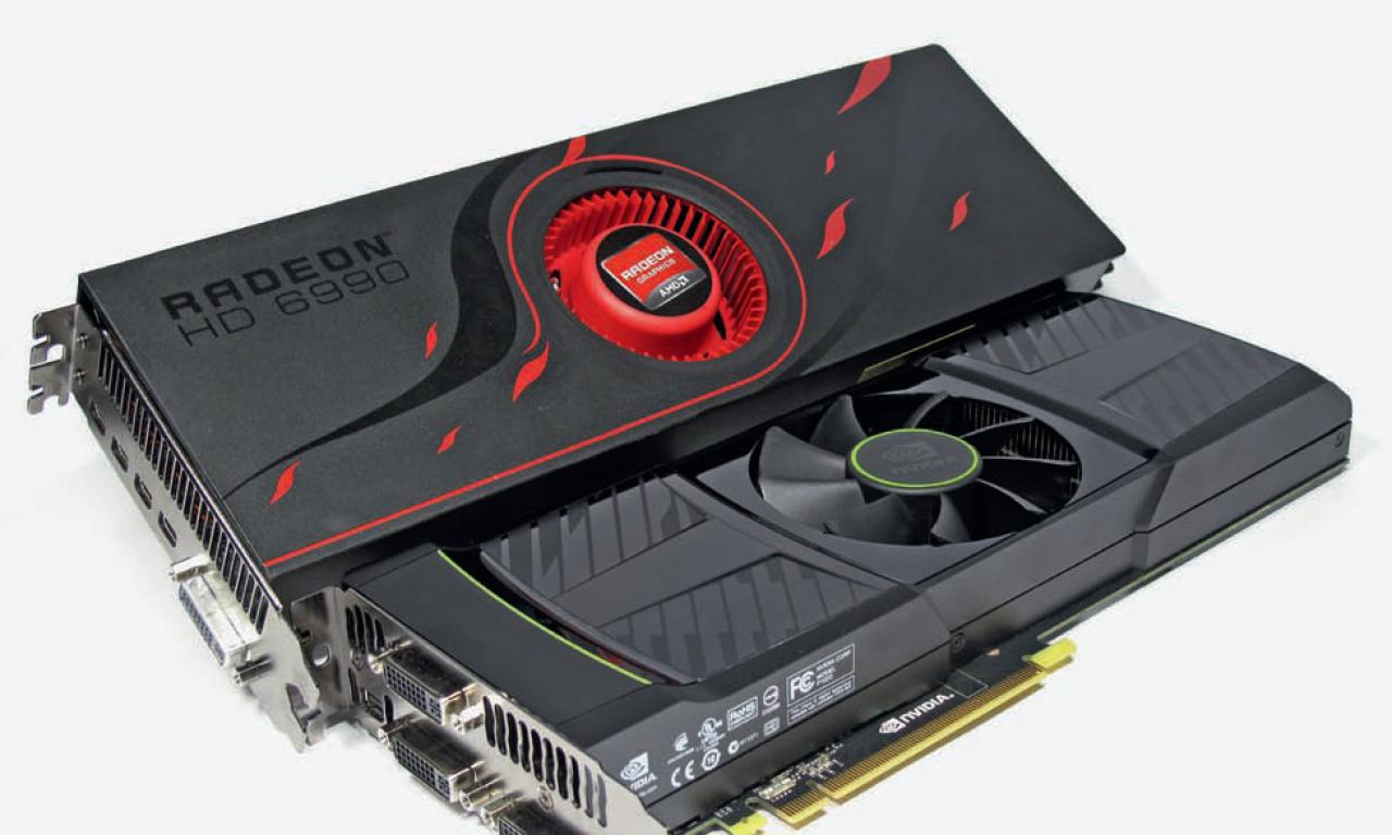 [21/12/2011] März: Mit Radeon HD 6990 und GTX 590 sind neue Grafikkarten mit zwei GPUs verfügbar. In unserem Test stellen wir aber immer noch teils deutliches Mikroruckeln fest.