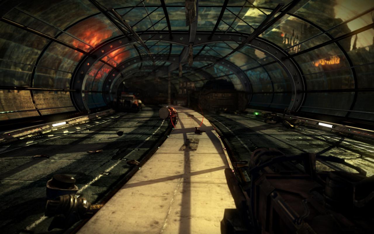 [02/12/2011] 2011: Hard Reset mag kein AAA-Titel sein, kann sich aber grafisch locker mit Schwergewichten wie Metro 2033 messen - kein Wunder, die Jungs von Flying Wild Hog setzen sich aus ehemaligen Mitarbeitern von People Can Fly (Painkiller), CD Projekt (The Witcher 2) und City Interactive zusammen