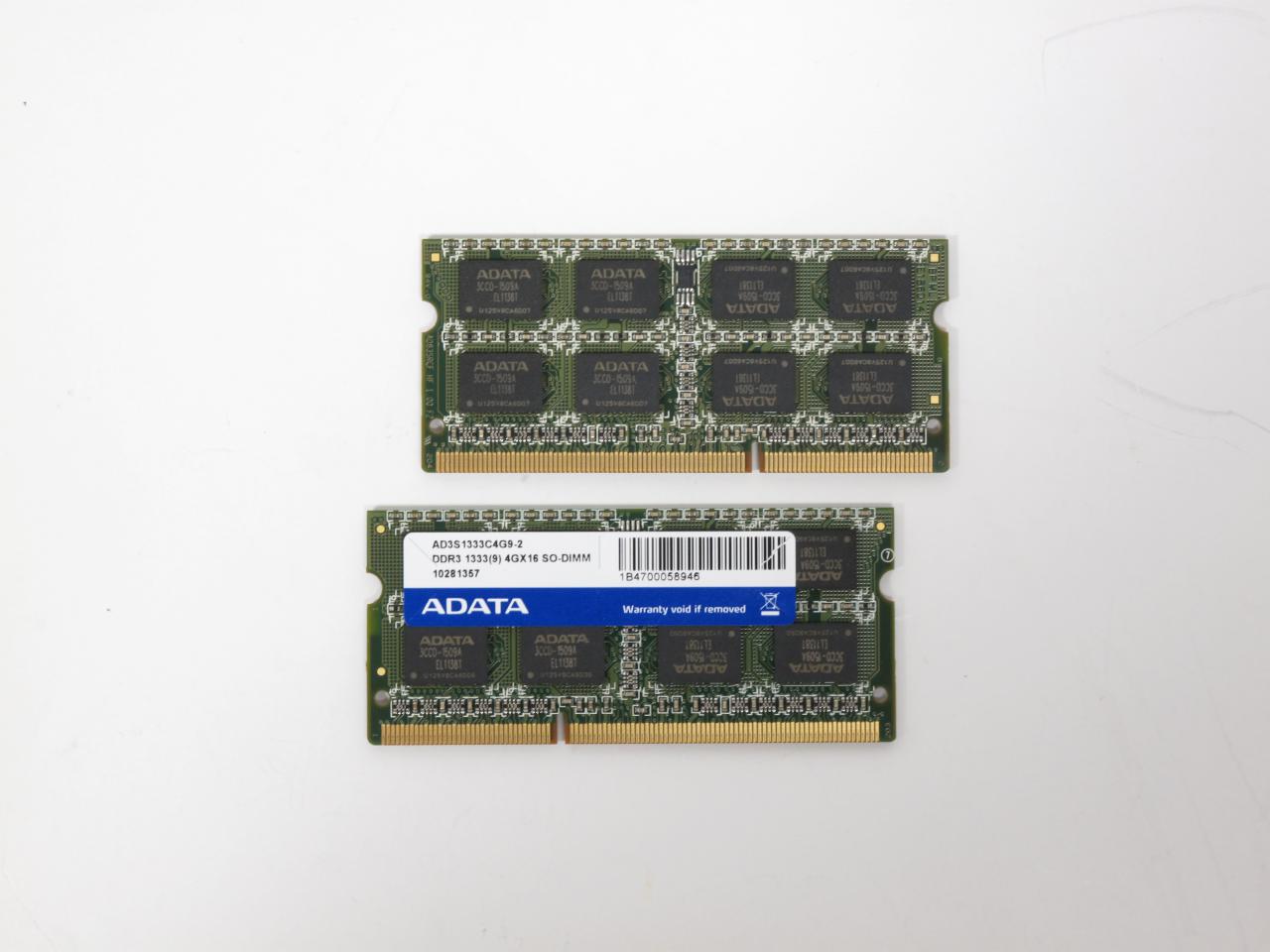 [08/12/2011] A Data DDR3-SO-1333