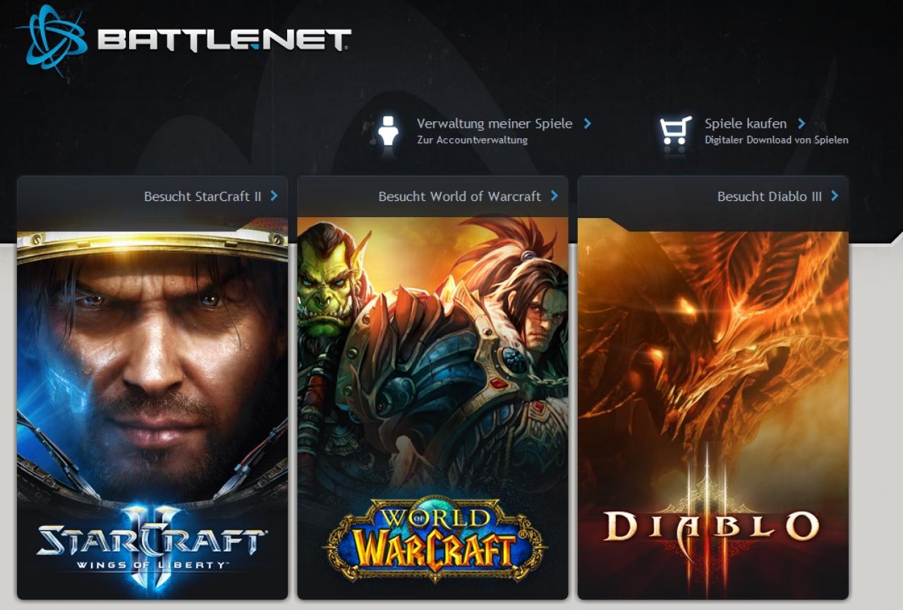 [05/12/2011] Battle.net: Blizzard definiert sich als erster Spielehersteller als reiner Online-Dienstleister. Dementsprechend wurde mit dem battle.net ein Portal geschaffen, indem Sie die Spiele gleich kaufen oder zumindest registrieren können. Zum Spielen loggen Sie sich in ihren Account mit registriertem Spiel ein. Spieler ohne dauerhafte Onlineverbindung werden wohl auf alle kommenden Blizzard-Titel verzichten müssen. Dafür fördert der Hersteller massiv die Multiplayer-Komponente seiner Spiele.