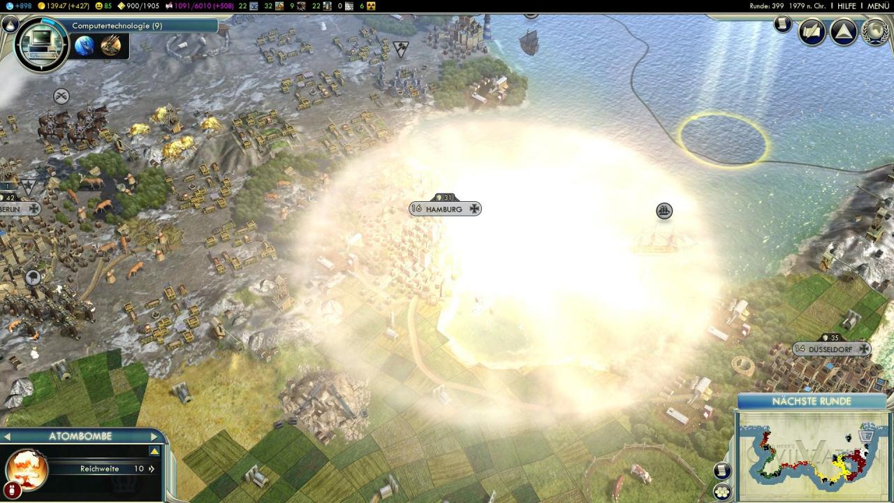 [07/12/2011] Atombomben in Civ 5 by Chester Bennington