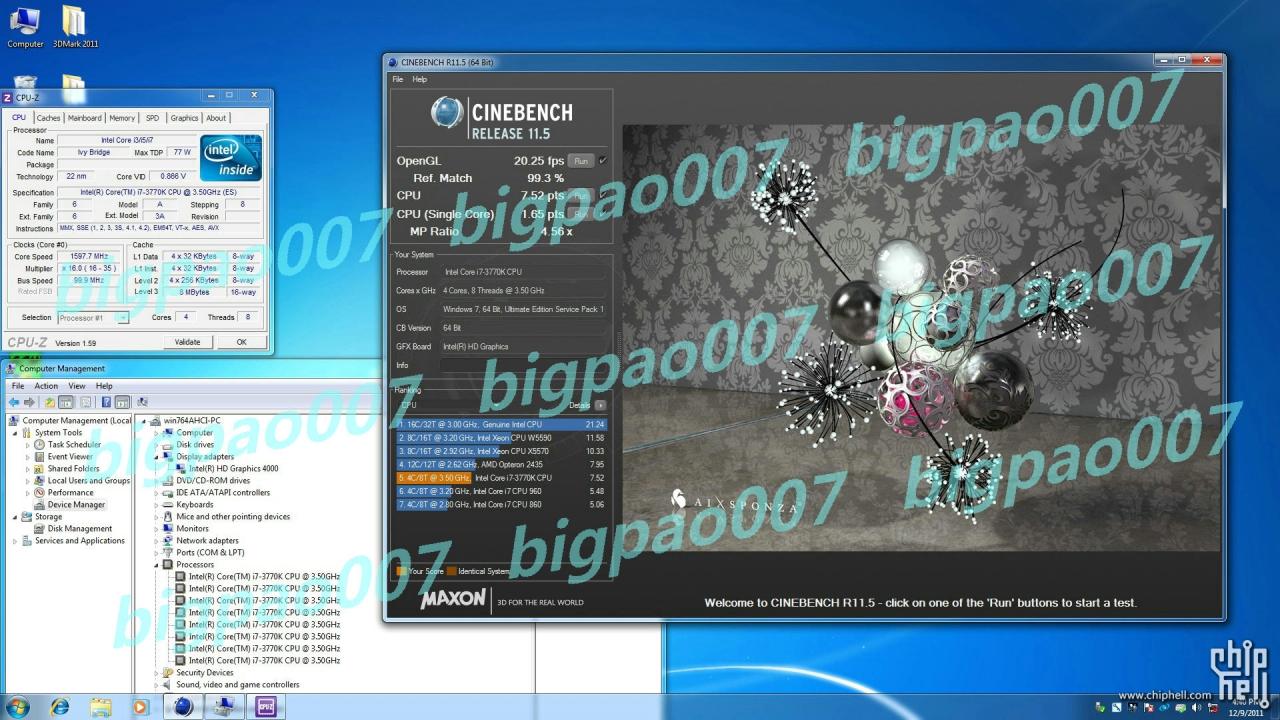 [11/12/2011] Intel Ivy Bridge: Benchmarks eines Core i7 3770K Engineering Samples aufgetaucht (3)