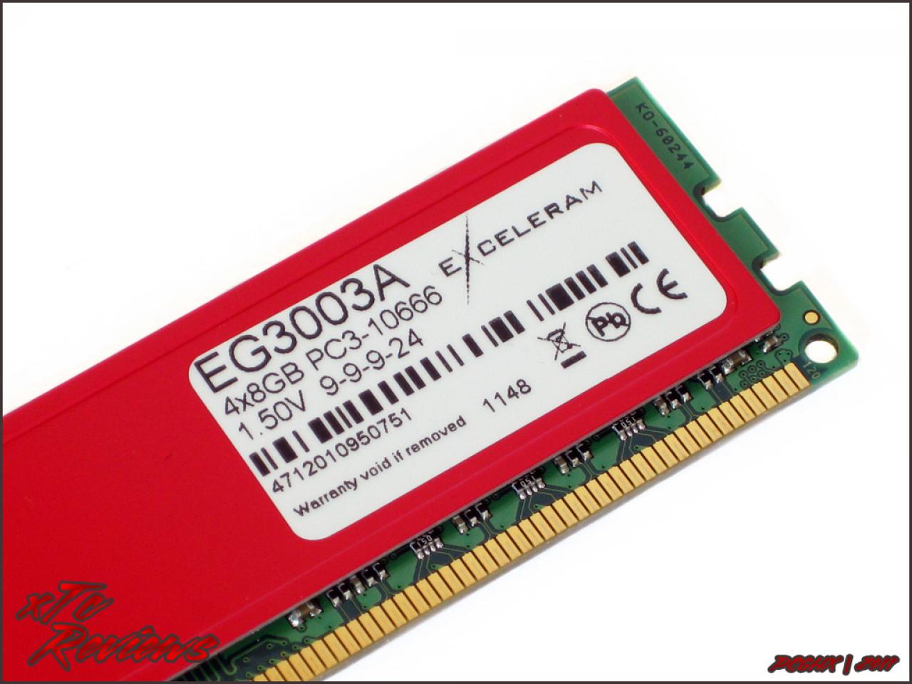 [19/12/2011] Quad-Channel-Kit Exceleram EG3003A DDR3-1333 CL9 32-GiByte im PCGHX-Test. (4)