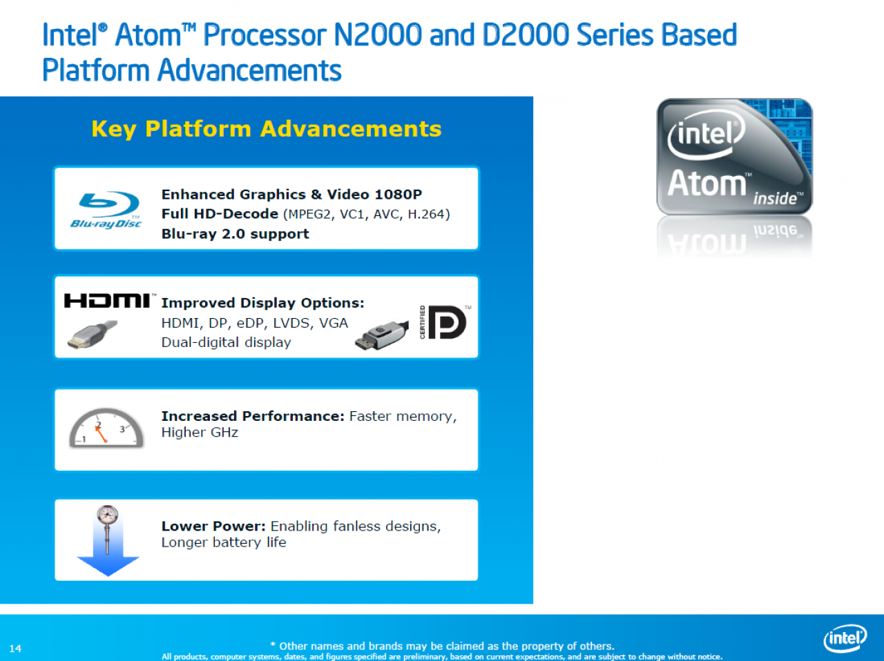 [23/12/2011] Atom N2000/D2000: Intel stellt die Cedartrail-Plattformen mit 32-nm-Fertigung offiziell vor (4)