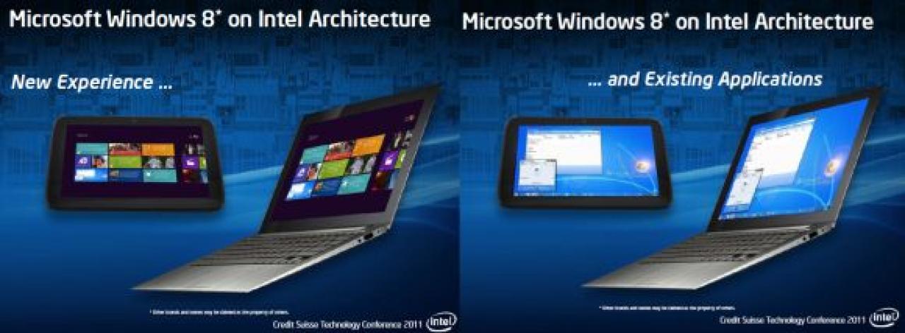 [05/12/2011] Windows 8: Intel zeigt sich angetan und widerspricht einer ARM-Bedrohung