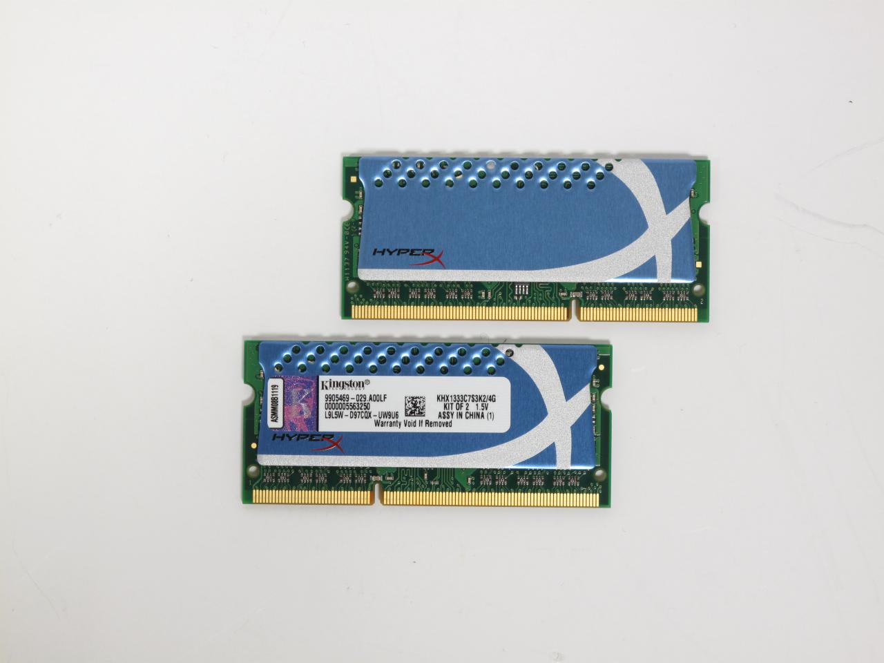 [08/12/2011] Kingston DDR3-SO-1333