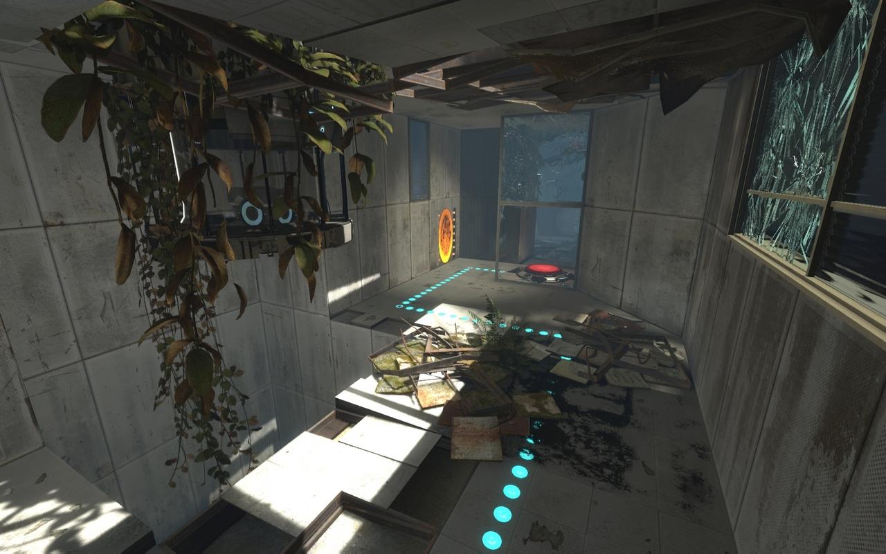[22/12/2011] ... auch im zweiten Teil vorhanden. Hier wird der technische Fortschritt der Source-Engine und der Verfall des Aperture Science Enrichment Centers deutlich - ein sehr stimmiges Bild