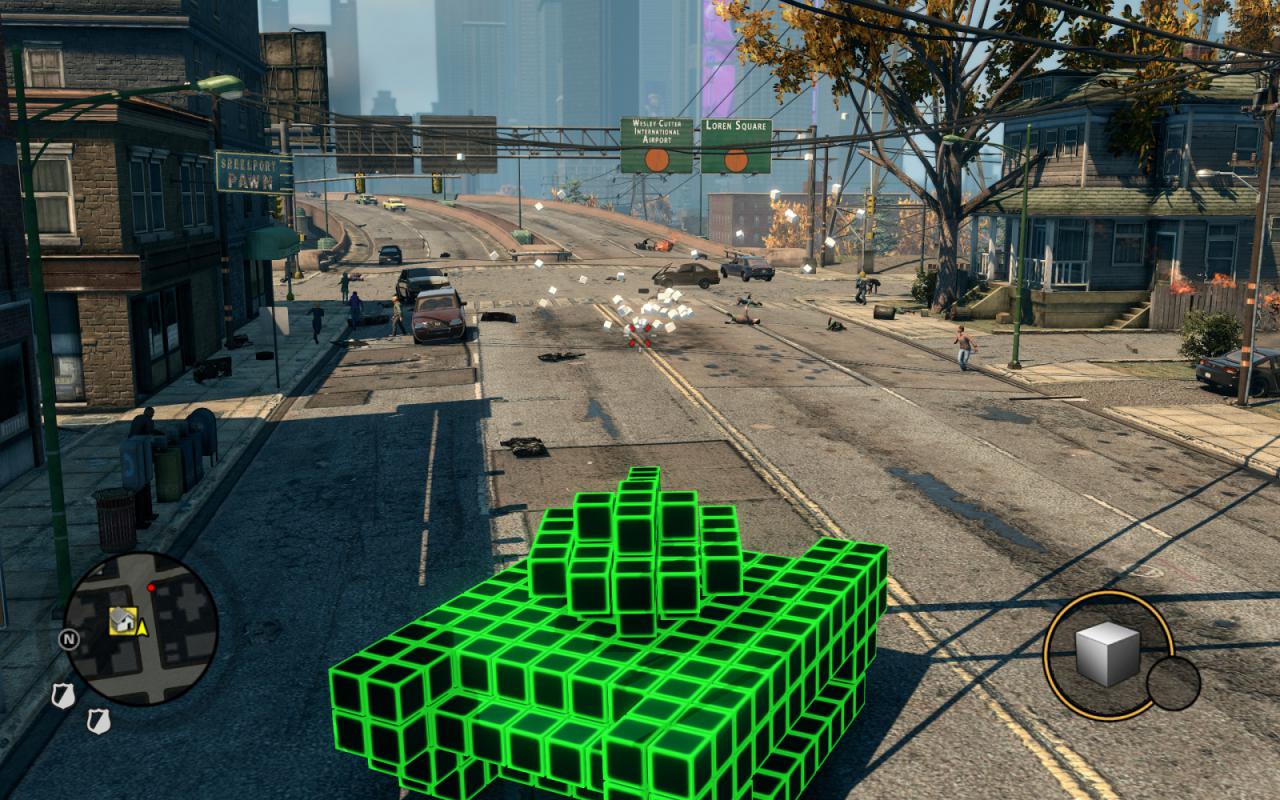 [03/12/2011] Saints Row The Third: Der Lego-Panzer nochmal in Aktion.