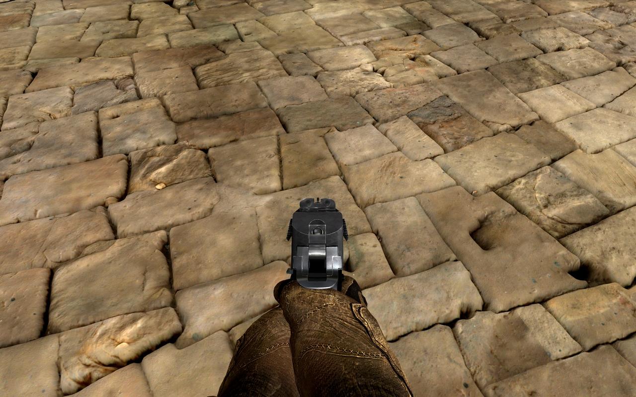 [22/12/2011] Zugegeben, auf den ersten Blick wirkt dieses Bild aus Serious Sam 3 langweilig - bei genauerem Hinsehen aber offenbart sich das unglaublich gute Parallax Occlusion Mapping, das ich in dieser Qualität nirgends sonst bisher gesehen habe