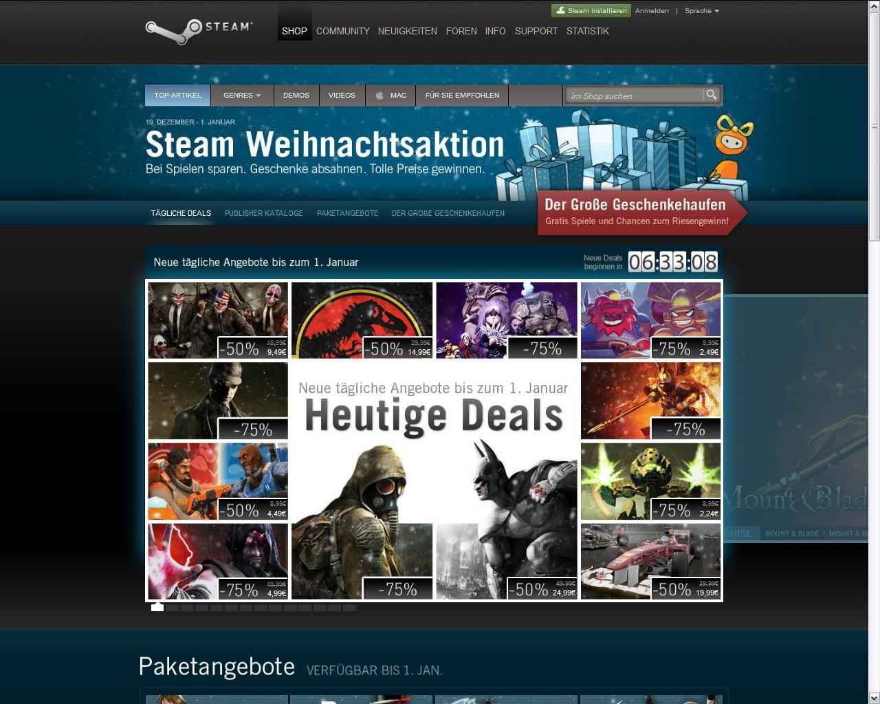 [22/12/2011] Im Spätherbst werden die Steam-Foren gehackt, Angst macht sich breit: Valves Plattform galt bisher als sicher, aber nach Sony und Co. trifft es auch die Half-Life-Macher