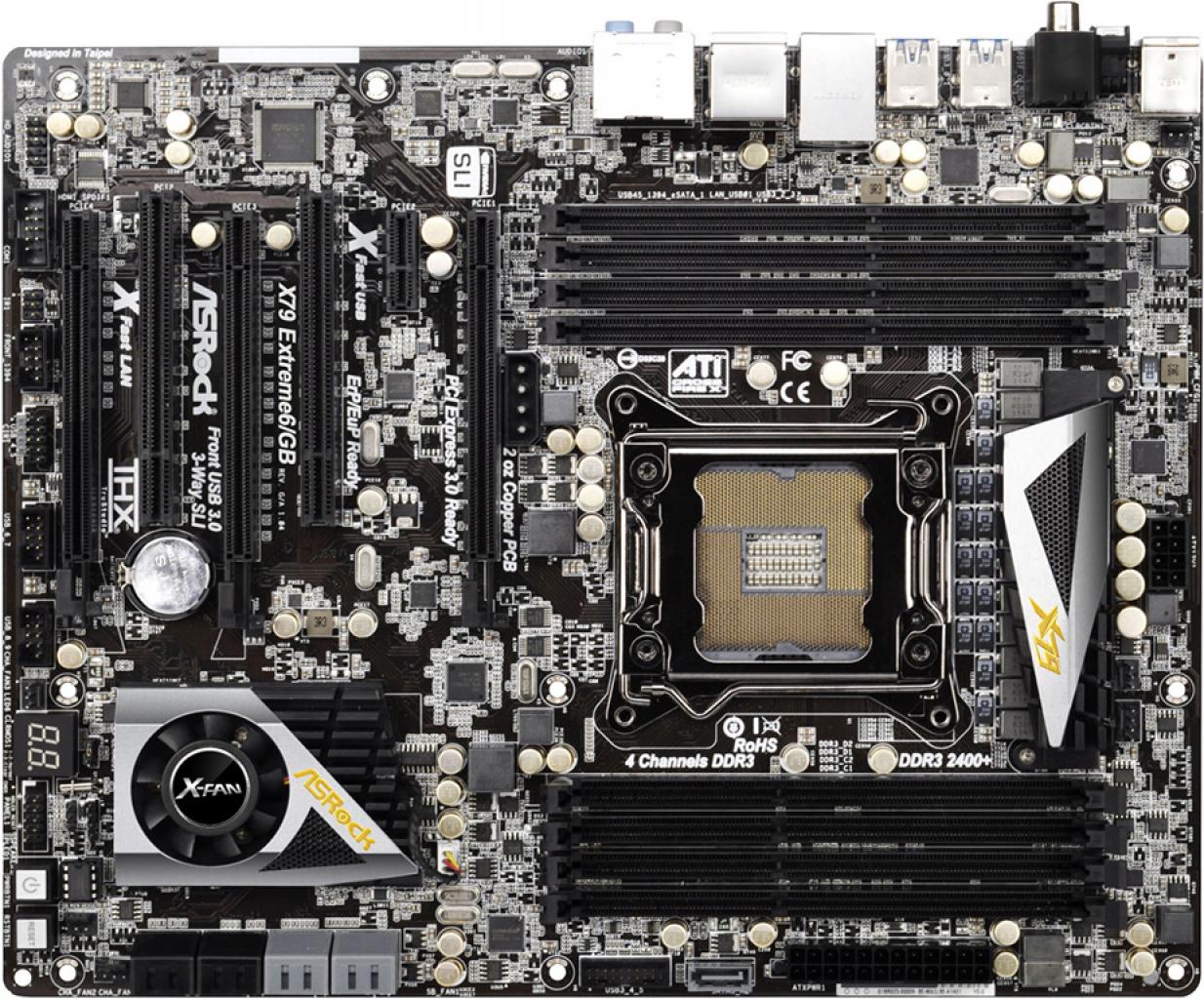 [23/12/2011] Asrock stellt das X79 Extreme6/GB mit acht DIMMs vor