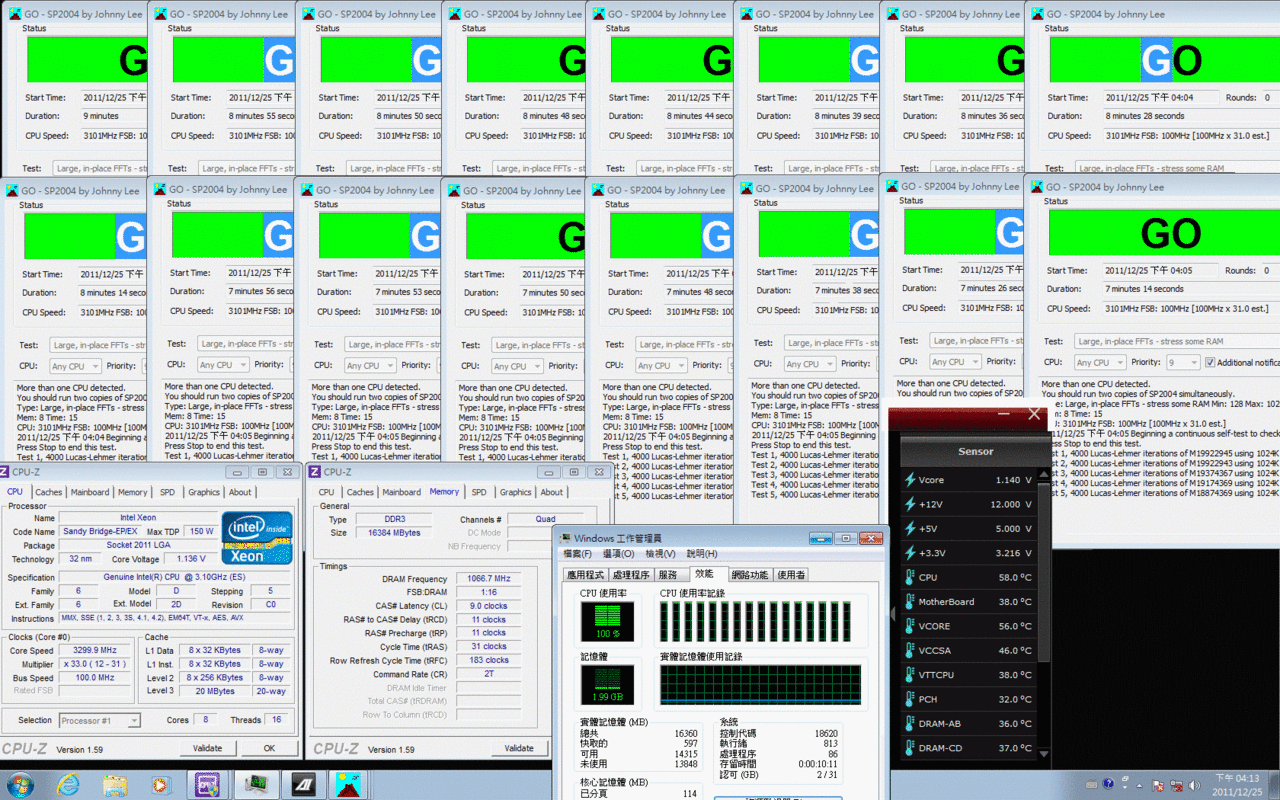 [27/12/2011] Xeon E5-2687W - Engineering Sample des Achtkerners in Aktion gesichtet . (3)
