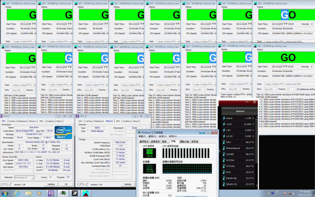 [27/12/2011] Xeon E5-2687W - Engineering Sample des Achtkerners in Aktion gesichtet . (5)