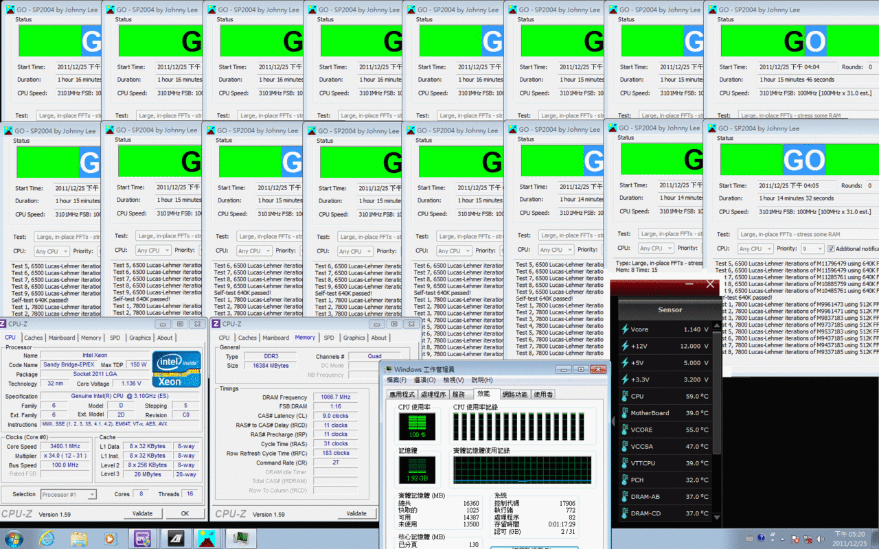 [27/12/2011] Xeon E5-2687W - Engineering Sample des Achtkerners in Aktion gesichtet . (7)