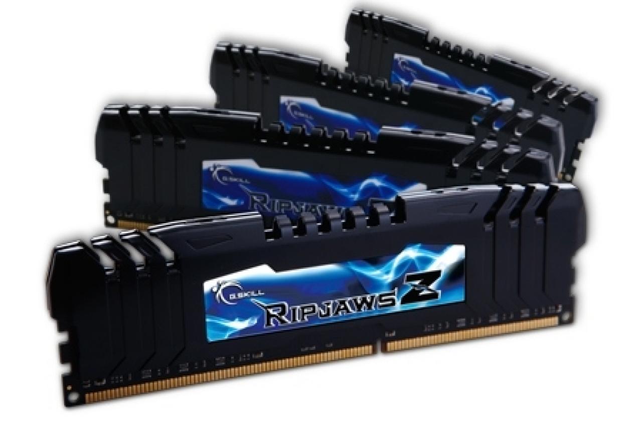 [13/12/2011] Nominiert für Technologie des Jahres: Quad-Channel-Support für RAM (im Bild G.Skill RipJawsZ DIMM Kit 64GB PC3-19200U CL10-12-12-31)